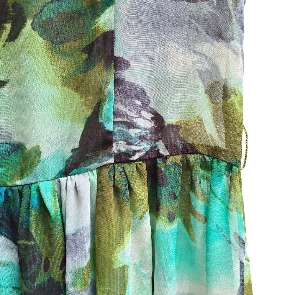 Isaac Mizrahi Sheer Floral Dress - Picture 4 of 7